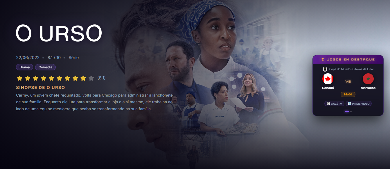 PainelTBF - Filmes, Séries e Jogos em Destaque